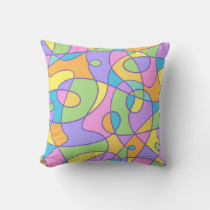 Coussin Design Abstrait coloré