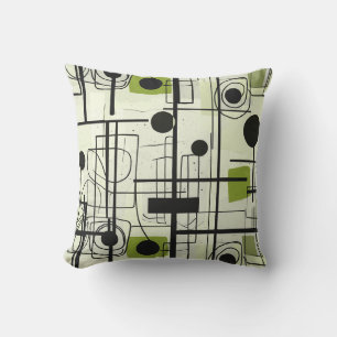 Coussin Design abstrait moderne, lignes dynamiques Lancer