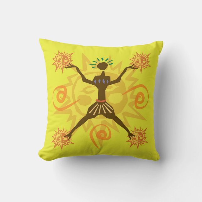 Coussin Design africain (Recto)