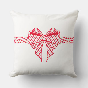 Coussin Design amusant Red Bow