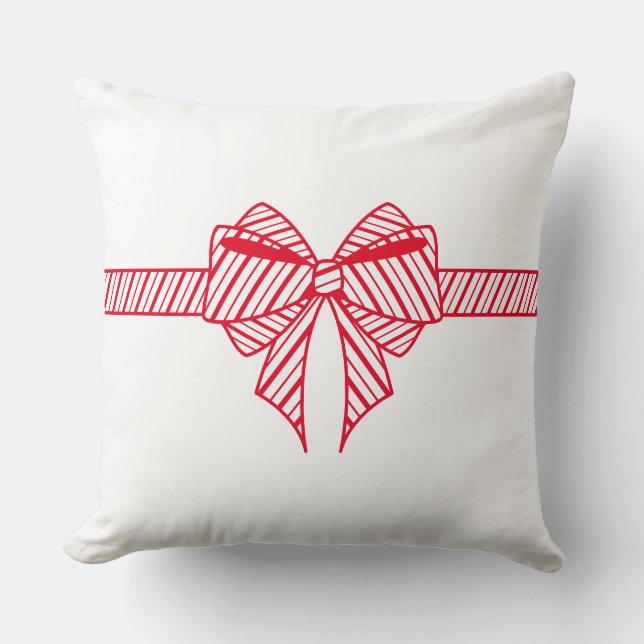 Coussin Design amusant Red Bow (Recto)
