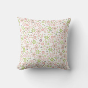 Coussin Design arrière - plan floral paisible pour mariage