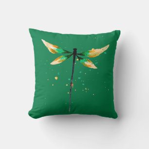 Coussin Design d'aquarelle dragonaire mignon