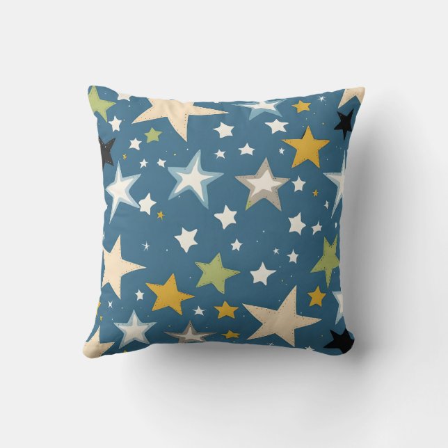 Coussin Design d'art floral Rose sombre (Verso)