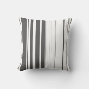 Coussin Design d'art motif vintage rayé Abstrait