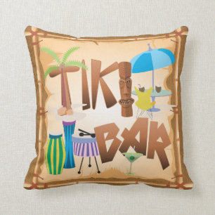 Coussin Design de barre Tiki