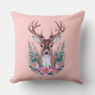 Coussin Design de l'oreiller pour les cerfs de Flore
