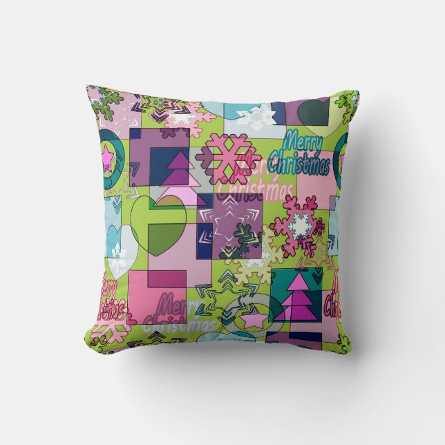 Coussin Design de Noël (Recto)