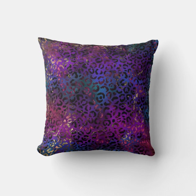 Coussin Design de série de peintures léopard 16 (Recto)