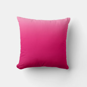 Coussin Design dégradé rose gras