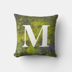 Coussin Design Denim Washed #11 avec Monogramme