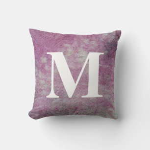 Coussin Design Denim Washed #4 avec Monogramme