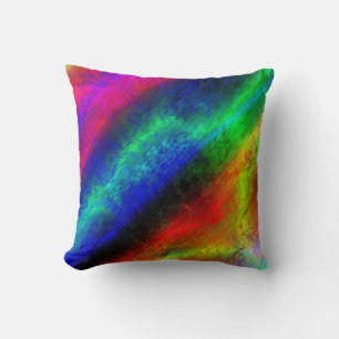 Coussin Design électrique métallique brillant coloré