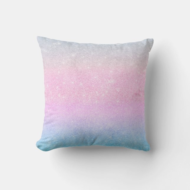 Coussin Design élégant de Parties scintillant en argent ro (Recto)