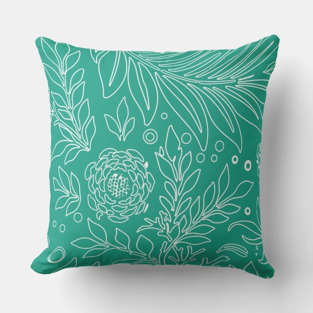 Coussin Design floral 34 (Recto)