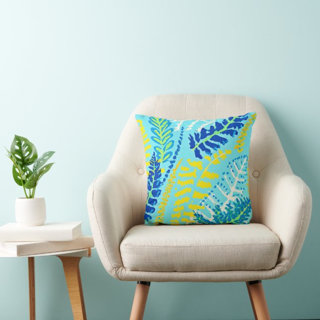 Coussin Design floral dynamique (Chaise)