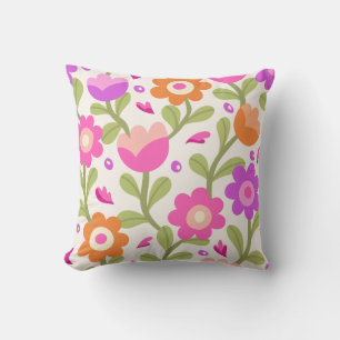 Coussin Design floral élégant - Beau et personnalisable