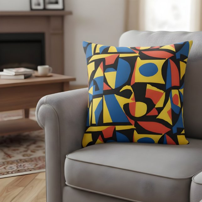 Coussin Design géométrique inspiré des tournesols de Picas (Créateur téléchargé)