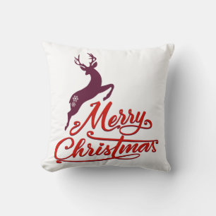 Coussin Design Graphique De Noël Et Nouvel An, Animaux Sau