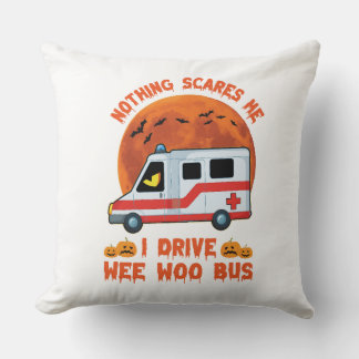 Coussin design Halloween WEE-WOO-BUS