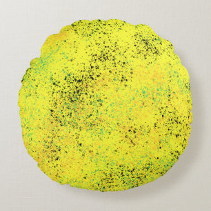 coussin design jaune