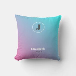 Coussin Design minimaliste aux couleurs pastel