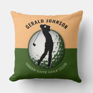 Coussin Design minimaliste élégant de Golfeur