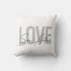 Coussin Design moderne, simple, chic, cool Love San Antoni