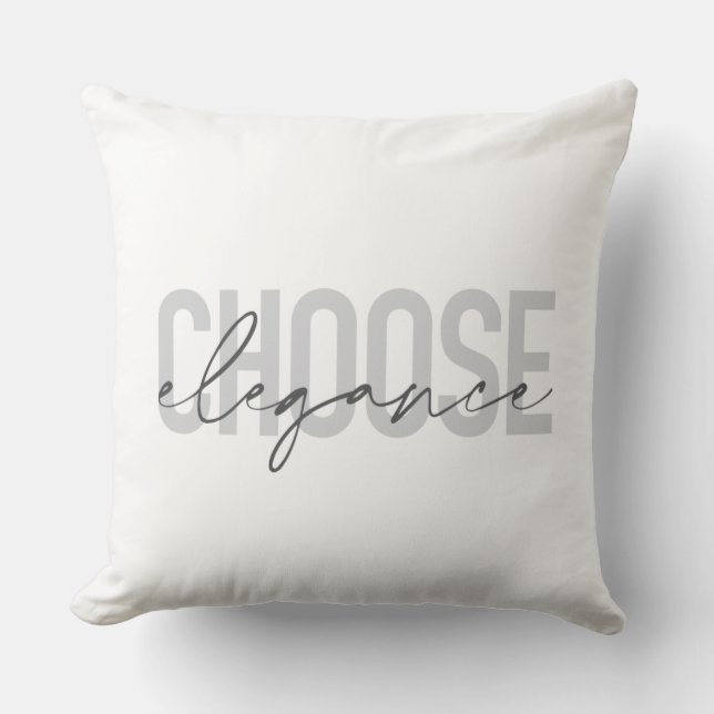 Coussin Design moderne, simple, urbain, cool Choisir Eléga (Recto)