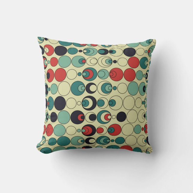 Coussin Design motif Abstrait géométrique et transparent. (Recto)