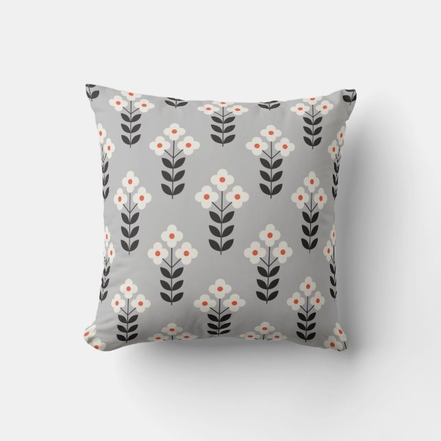Coussin Design motif fluide et fluide. Style scandinave (Recto)