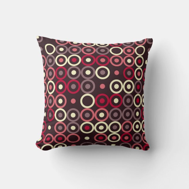 Coussin Design motif géométrique abstrait, art, graphique  (Recto)