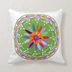 Coussin Design Otomi moderne