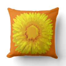 Design "Sunshine Flower" (Jeu d'oreiller).