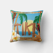 Coussin Design Tropical Tiki (Back)
