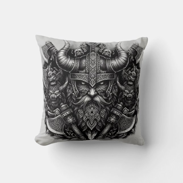 Coussin Design viking (Recto)