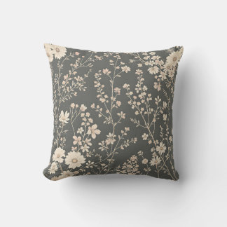 Coussin Design vintage Floral Textile.Moderne Jeu Extérieu
