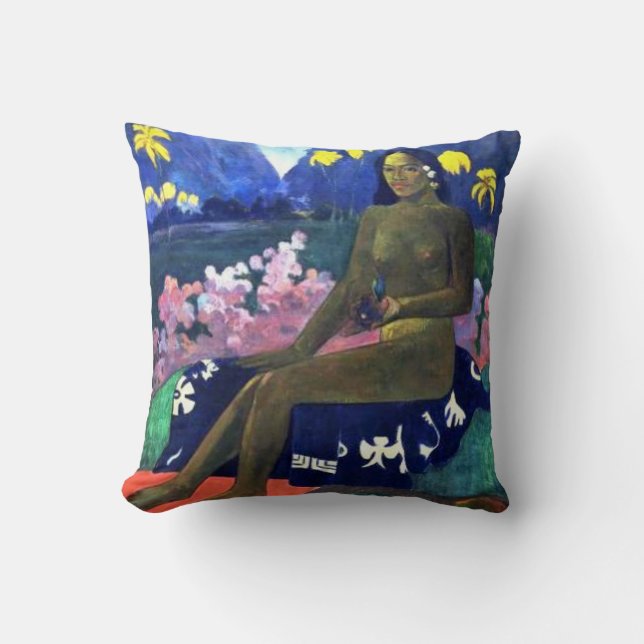 COUSSIN DESIGNER LAIT PILLOW - OEUVRE GAUGHIN - CADEAUX (Recto)