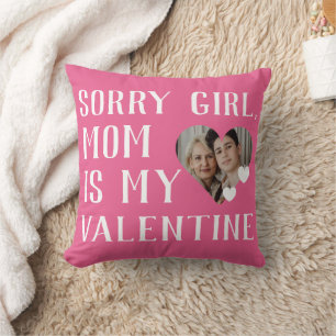 Coussin Désolé Filles Maman Est Ma Famille Valentine Simpl