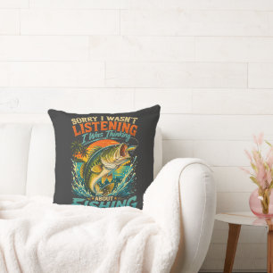 Coussin Désolé, je pensais à la pêche