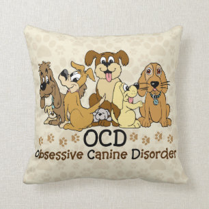 Coussin Désordre canin obsédant d'OCD
