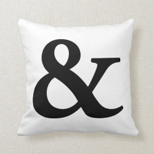 Coussin d'esperluète de presse de Nosetouch, blan