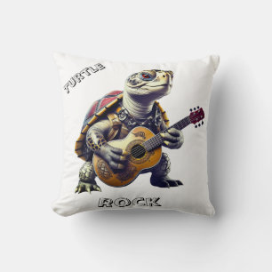 Coussin Dessin Animé Caricatural Tortue Animalière