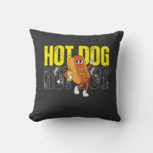 Dessin animé de hot dog graphique de nourriture ré