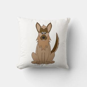 Coussin Dessin de chien Extraordinaire berger allemand
