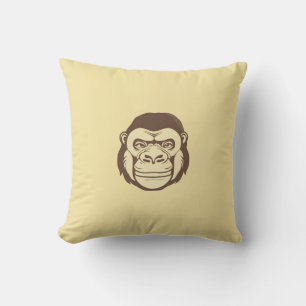 Coussin Dessin de dessin de Gorilla