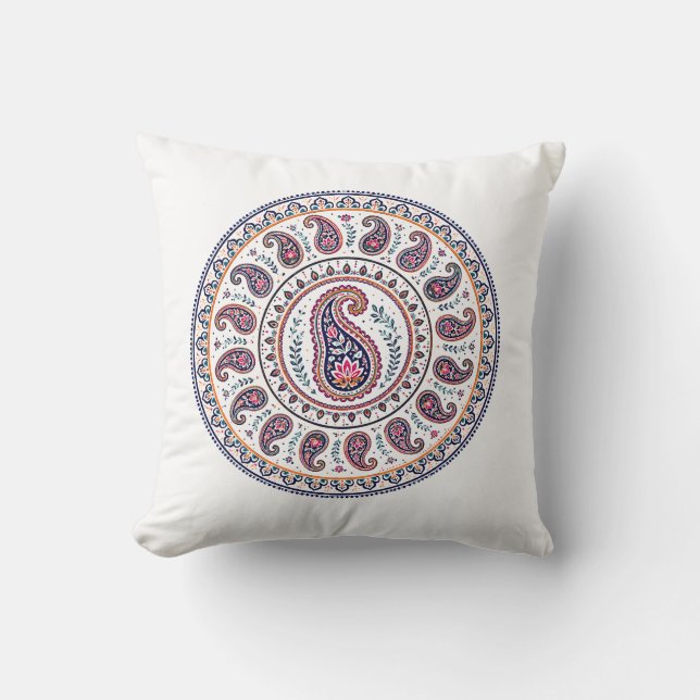 Coussin dessin de Paisley (Recto)