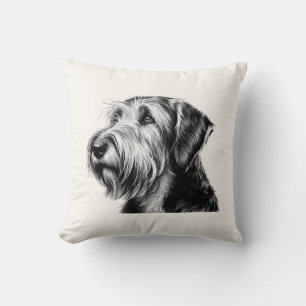 Coussin Dessin d'Otterhound