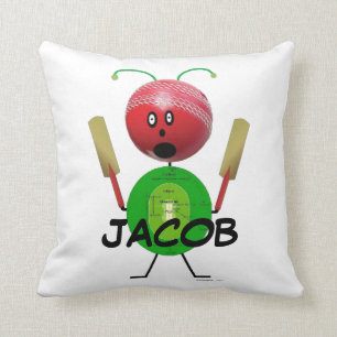 Coussin Dessin du joueur de cricket