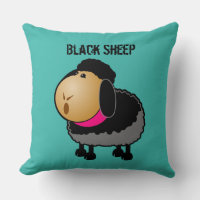 Dessin mignon en mouton noir